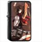 Anime Attack On Titan Oil Windproof Black Lighter Briquet Encendedor L2422