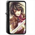 Anime Attack On Titan Oil Windproof Black Lighter Briquet Encendedor L2495