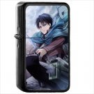 Anime Attack On Titan Oil Windproof Black Lighter Briquet Encendedor L2815