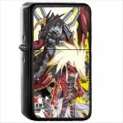 Anime Bakugan Battle Oil Windproof Black Lighter Briquet Encendedor L2134