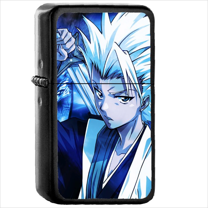 Anime Bleach Oil Windproof Black Lighter Briquet Encendedor L1255