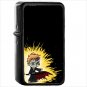 Anime Bleach Oil Windproof Black Lighter Briquet Encendedor L1435