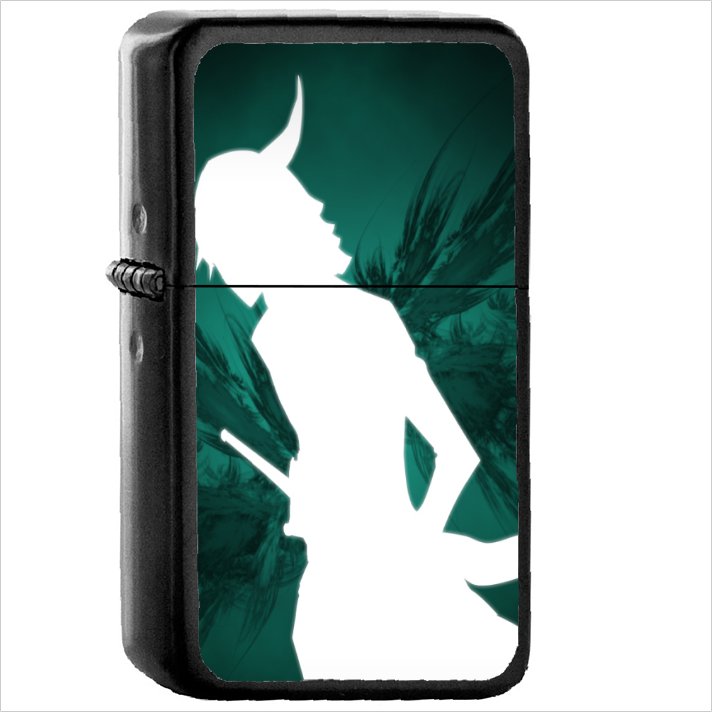 Anime Bleach Oil Windproof Black Lighter Briquet Encendedor L2566