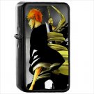 Anime Bleach Oil Windproof Black Lighter Briquet Encendedor L2576