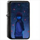 Anime Blood Blockade Battlefront Oil Windproof Black Lighter Briquet Encendedor L2954