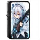 Anime Chaika -The Coffin Princess- Oil Windproof Black Lighter Briquet Encendedor L2466