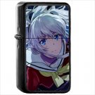 Anime Charlotte Oil Windproof Black Lighter Briquet Encendedor L1736