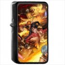 Anime Crossover Oil Windproof Black Lighter Briquet Encendedor L2525