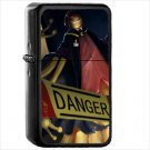 Anime Crossover Oil Windproof Black Lighter Briquet Encendedor L2526