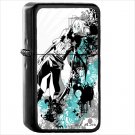 Anime D.Gray-man Oil Windproof Black Lighter Briquet Encendedor L2535