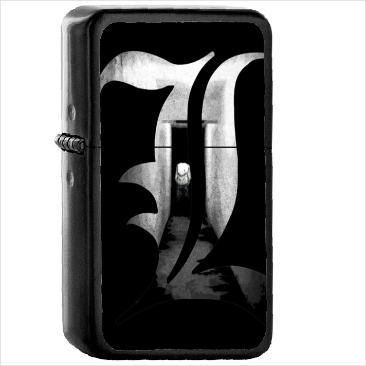 Anime Death Note Oil Windproof Black Lighter Briquet Encendedor L1125
