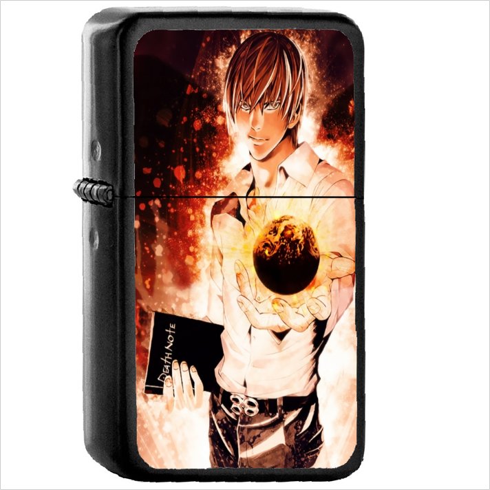 Anime Death Note Oil Windproof Black Lighter Briquet Encendedor L1972