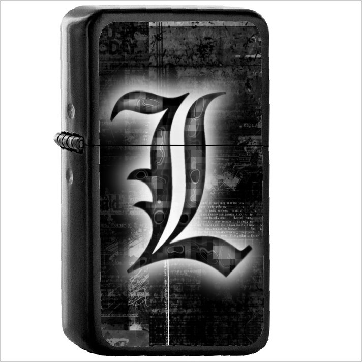 Anime Death Note Oil Windproof Black Lighter Briquet Encendedor L2628