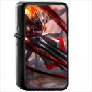 Anime Digimon Oil Windproof Black Lighter Briquet Encendedor L2916