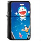 Anime Doraemon Oil Windproof Black Lighter Briquet Encendedor L2478
