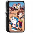 Anime Doraemon Oil Windproof Black Lighter Briquet Encendedor L3228