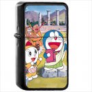 Anime Doraemon Oil Windproof Black Lighter Briquet Encendedor L3232