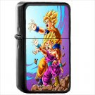 Anime Dragon Ball Z Japanese Japan Manga Oil Windproof Black Lighter Briquet Encendedor L3318