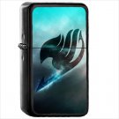 Anime Fairy Tail Oil Windproof Black Lighter Briquet Encendedor L2374