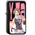 Anime Fairy Tail Oil Windproof Black Lighter Briquet Encendedor L2500