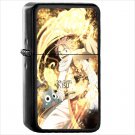 Anime Fairy Tail Oil Windproof Black Lighter Briquet Encendedor L2531
