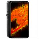Anime Fairy Tail Oil Windproof Black Lighter Briquet Encendedor L2549