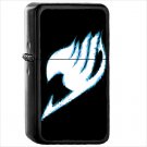 Anime Fairy Tail Oil Windproof Black Lighter Briquet Encendedor L2591
