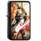 Anime Gundam Japanese Japan Oil Windproof Black Lighter Briquet Encendedor L1340