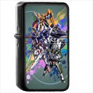 Japanese Japan Anime Gundam Oil Windproof Black Lighter Briquet Encendedor L2102