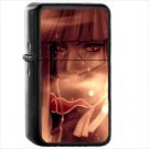 Japanese Japan Anime Naruto Oil Windproof Black Lighter Briquet Encendedor L1237