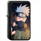 Anime Naruto Japanese Japan Oil Windproof Black Lighter Briquet Encendedor L2097