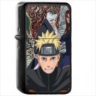 Anime Naruto Japanese Japan Oil Windproof Black Lighter Briquet Encendedor L2486
