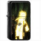 Anime Naruto Japanese Japan Oil Windproof Black Lighter Briquet Encendedor L2588