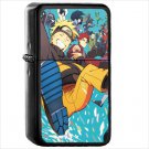 Anime Naruto Japanese Japan Oil Windproof Black Lighter Briquet Encendedor L3116