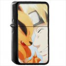 Anime Naruto Japanese Japan Oil Windproof Black Lighter Briquet Encendedor L3419