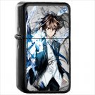 Anime Guilty Crown Oil Windproof Black Lighter Briquet Encendedor L1385