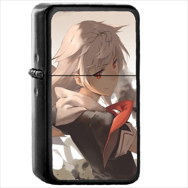 Anime Kantai Collection Oil Windproof Black Lighter Briquet Encendedor L952
