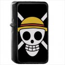 Anime One Piece Japanese Manga Oil Windproof Black Lighter Briquet Encendedor L965