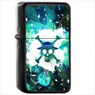 Anime One Piece Japanese Manga Oil Windproof Black Lighter Briquet Encendedor L1062