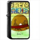 Anime One Piece Japanese Manga Oil Windproof Black Lighter Briquet Encendedor L1078