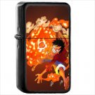 Anime One Piece Japanese Manga Oil Windproof Black Lighter Briquet Encendedor L1231