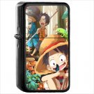 Anime One Piece Japanese Manga Oil Windproof Black Lighter Briquet Encendedor L1552