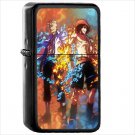 Anime One Piece Japanese Manga Oil Windproof Black Lighter Briquet Encendedor L1575
