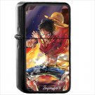 Anime One Piece Japanese Manga Oil Windproof Black Lighter Briquet Encendedor L2469