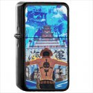 Anime One Piece Japanese Manga Oil Windproof Black Lighter Briquet Encendedor L2532