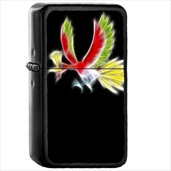 Anime Pok&Atilde;&copy;mon Oil Windproof Black Lighter Briquet Encendedor L1117