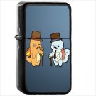 Anime Pokémon Oil Windproof Black Lighter Briquet Encendedor L1330
