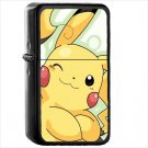 Anime Pokémon Oil Windproof Black Lighter Briquet Encendedor L1991