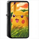 Anime Pokémon Oil Windproof Black Lighter Briquet Encendedor L1997