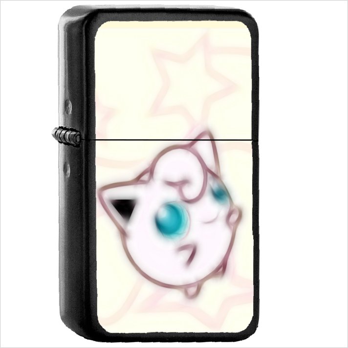 Anime Pok&Atilde;&copy;mon Oil Windproof Black Lighter Briquet Encendedor L1999